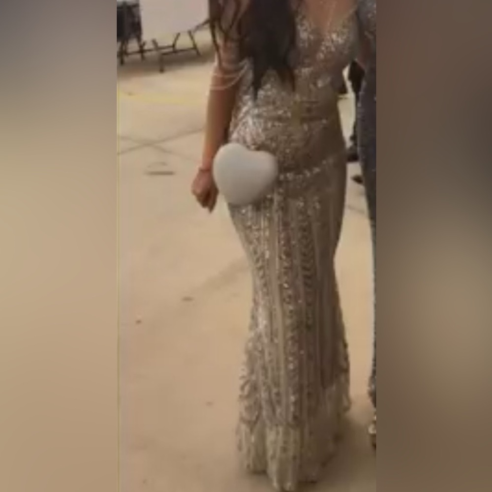 Beaded prom dress